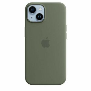 iPhone 14+ Silicone Case with MagSafe - Olive vyobraziť