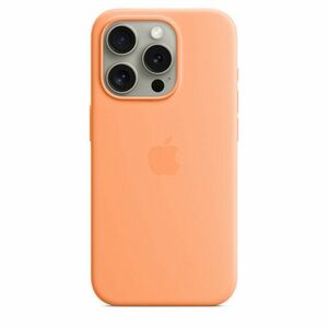 iPhone 15 ProMax Silicone Case MS - Orange Sorbet vyobraziť