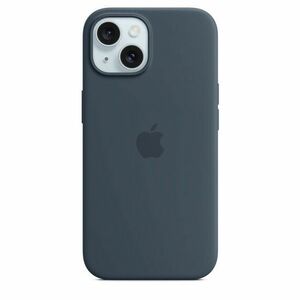 iPhone 15 Silicone Case with MS - Storm Blue vyobraziť