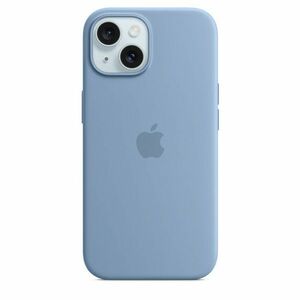 iPhone 15 Silicone Case with MS - Winter Blue vyobraziť