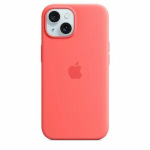 iPhone 15+ Silicone Case with MS - Guava vyobraziť