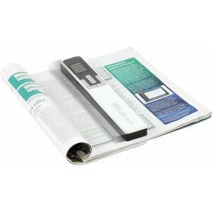 IRIScan Book 5 White skener, A4, prenosný, farebný, 1200 dpi, s batériou, USB, micro SD, 1, 5" display, biely vyobraziť
