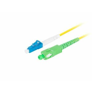 LANBERG optický patch cord SM LC/UPC-SC/APC simplex 5m LSZH G657A1 priemer 3mm, farba žltá vyobraziť
