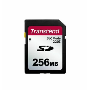 Transcend 256MB SD220I MLC priemyselná pamäťová karta (SLC mode), 22MB/s R, 20MB/s W, čierna vyobraziť