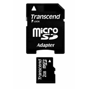 TRANSCEND MicroSD karta 2GB + adaptér vyobraziť