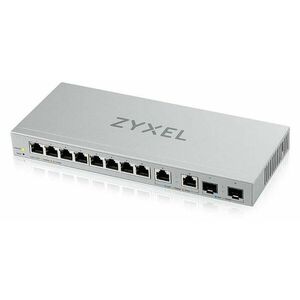 Zyxel XGS1210-12 12-port Gigabit Webmanaged Switch, 8x gigabit RJ45, 2x 2, 5GbE RJ45, 2x SFP+ vyobraziť