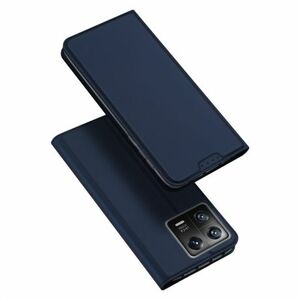Dux Ducis Skin Pro knižkové kožené puzdro na Xiaomi 13, modré vyobraziť