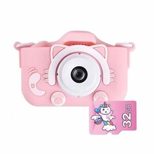 MG X5 Cat detský fotoaparát + 32GB karta, ružový vyobraziť