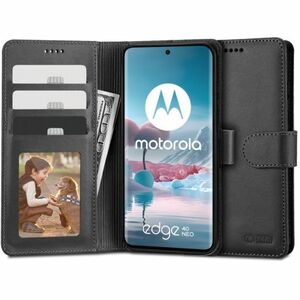 Tech-Protect Wallet knižkové puzdro na Motorola Edge 40 Neo, čierne vyobraziť