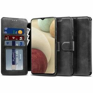 Puzdro Tech-Protect Wallet Book Samsung Galaxy A12/M12 - čierne vyobraziť