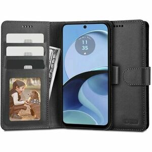 Puzdro Tech-Protect Wallet Book Motorola Moto G14 - čierne vyobraziť