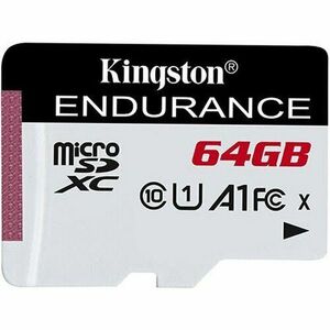 MicroSDXC karta KINGSTON 64GB High Endurance Class 10 UHS-I U1 (r95MB/s, w30MB/s) (bez adaptéra) vyobraziť