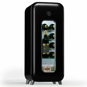 Klarstein Shirley 15 Uno. chladnička na víno, 15 fliaš, 5 - 20 °C, dotykové ovládanie, retro vyobraziť