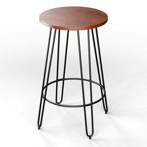 Blumfeldt Bistro stôl, Hamilton, Ø60cm, drevený oceľový rám vyobraziť