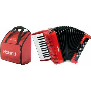 Roland FR-1x Red Bag SET Červená Klávesový akordeón vyobraziť