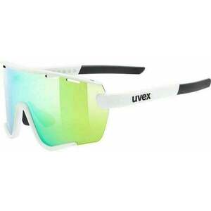 UVEX Sportstyle 236 Set White Mat/Green Mirrored Cyklistické okuliare vyobraziť