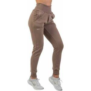Nebbia High-Waist Loose Fit Sweatpants "Feeling Good" Brown M Fitness nohavice vyobraziť