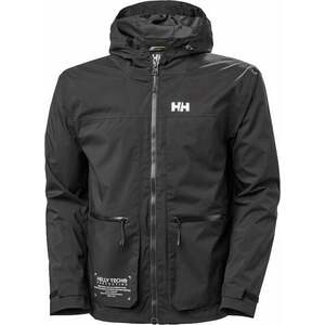 Helly Hansen Men's Move Hooded Rain Jacket Black 2XL Outdoorová bunda vyobraziť