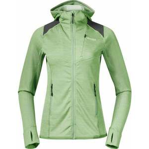 Bergans Rabot Active Mid Hood Jacket Women Light Jade Green S Outdoorová mikina vyobraziť