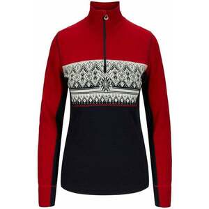 Dale of Norway Moritz Basic Womens Sweater Superfine Merino Raspberry/Navy/Off White L Sveter vyobraziť
