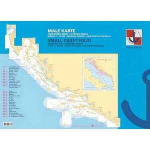 HHI Male Karte Jadransko More/Small Craft Folio Adriatic Sea Eastern Coast 2022 vyobraziť