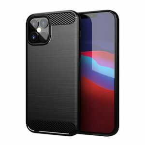 MG Carbon Case Flexible silikónový kryt na iPhone 12 mini, čierny vyobraziť
