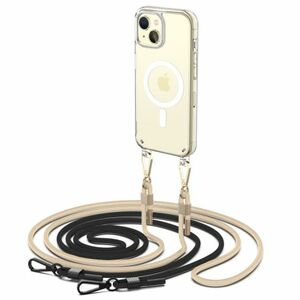 Tech-Protect FlexAir Chain MagSafe kryt na iPhone 15 Plus, čierny/béžový vyobraziť