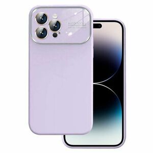 Puzdro Lens iPhone 15 Pro Max, silikónové - svetlo-fialové vyobraziť