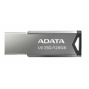 ADATA Flash Disk 128GB UV350, USB 3.2 Dash Drive, tmavo strieborná textúra kov vyobraziť
