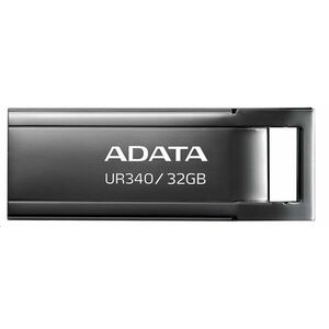 ADATA Flash Disk 32GB UR340, USB 3.2 Dash Drive, kov lesklá čierna vyobraziť