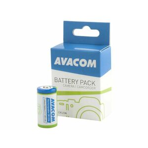 AVACOM nabíjacia fotobatéria Avacom CR123A 3V 450mAh 1.4Wh vyobraziť