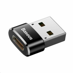 Baseus adaptér USB samec na USB-C samica 3A, OTG, čierna vyobraziť