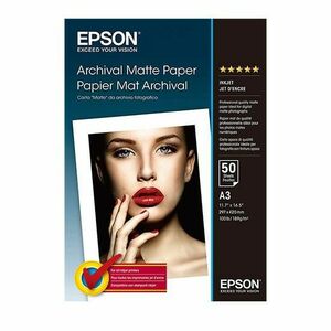 EPSON A3, Archival Matte Paper (50listov) vyobraziť