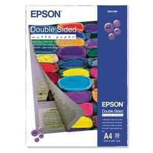 EPSON double sided Matte Paper A4 (50listov) vyobraziť