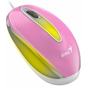 Genius DX-Mini / Myš, drôtová, optická, 1000DPI, 3 tlačidlá, USB, RGB LED, ružová vyobraziť