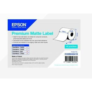 Premium Matte Label Cont.R, 105mm x 35m, MOQ 18ks vyobraziť