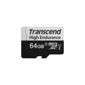TRANSCEND MicroSDXC karta 64GB 350V, High Endurance vyobraziť