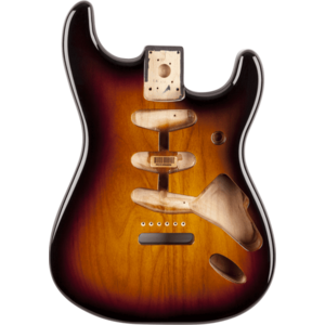 Fender Stratocaster Sunburst vyobraziť