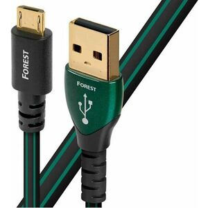 AudioQuest Forest 1, 5 m Čierna-Zelená Hi-Fi USB kábel vyobraziť