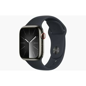 Apple Watch S9 Cell/45mm/Graphite/Šport Band/Midnight/-M/L vyobraziť