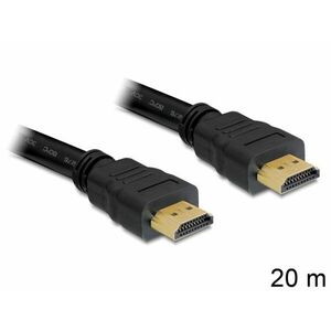 Delock Kábel High Speed HDMI with Ethernet – HDMI A samec > HDMI A samec 20 m vyobraziť