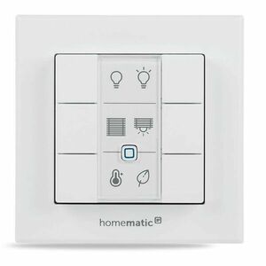 Homematic IP Nástenný diaľkový ovládač - 6 tlačidiel, so symbolmi vyobraziť