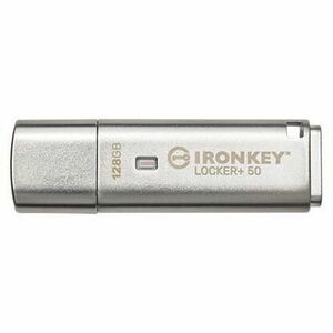 Kingston 128GB IKLP50 IronKey Locker+ 50 AES USB, w/256bit Encryption vyobraziť