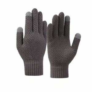 MG Winter rukavice na ovládanie dotykového displeja, šedé vyobraziť