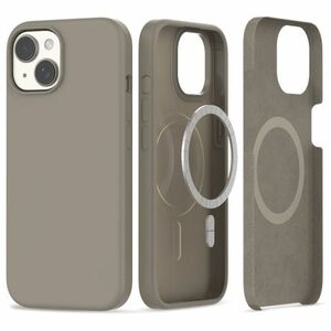 Tech-Protect Silicone MagSafe kryt na iPhone 15, titanium vyobraziť