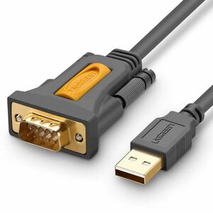 Ugreen CR104 kábel USB / DB9 RS-232 1.5m, šedý (CR104) vyobraziť