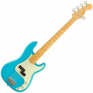 Fender American Professional II Precision Bass V MN Miami Blue vyobraziť