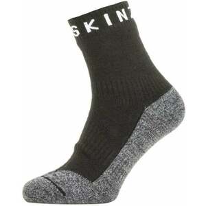 Sealskinz Waterproof Warm Weather Soft Touch Ankle Length Sock Black/Grey Marl/White M Cyklo ponožky vyobraziť