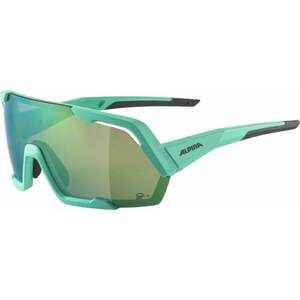 Alpina Rocket Q-Lite Turquoise Matt/Green Cyklistické okuliare vyobraziť