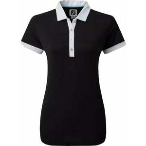 Footjoy Colour Block Womens Polo Shirt Black M Polo košeľa vyobraziť